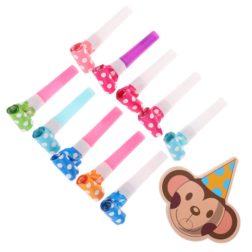 50Set Party Horns Multicolor Noisemakers Soffiatori Per Bambini