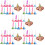 50Set Party Horns Multicolor Noisemakers Soffiatori Per Bambini 9