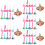 50Set Party Horns Multicolor Noisemakers Soffiatori Per Bambini 11