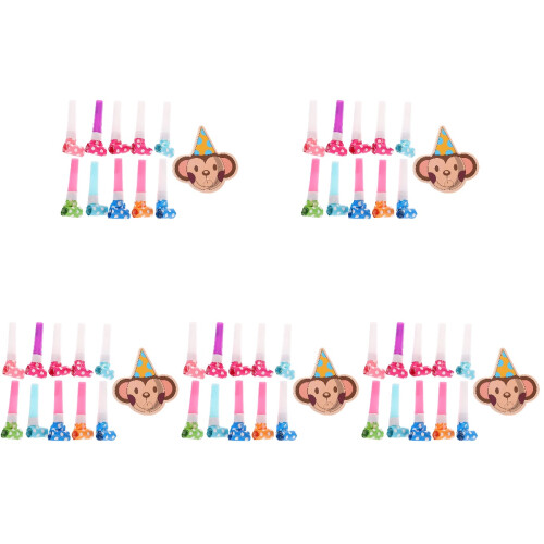 50Set Party Horns Multicolor Noisemakers Soffiatori Per Bambini 2