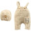 1Set Beige in Con Bretelle E Cappello 7