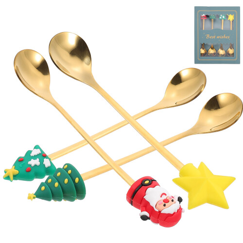 2Set Natale Verde Per Dessert E Feste
