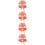 4Pz Arancioni Knit Cappello Con Per 8