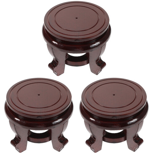3Pz Vasi in Legno Per Piante E Decorativi 1