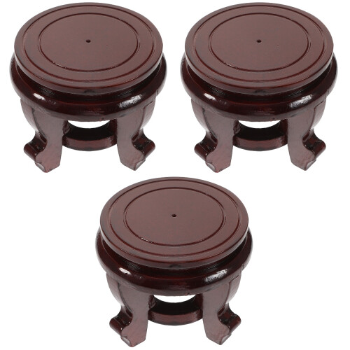 3Pz Vasi in Legno Per Piante E Decorativi 2