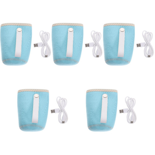 5Pz Scaldabiberon Portatile USB Per Latte E 2