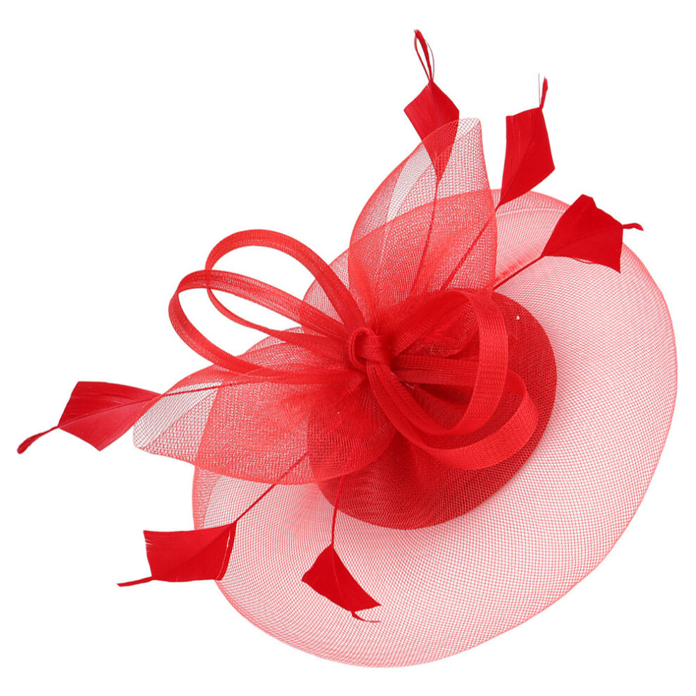 3St Vrouwen Fascinator Hoed Gauze Theefeest Bruid Hoofdband-image