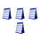 4St Multi Desktop Memo Kalender Onbedrukt Stevig Materialen Decoratie 10