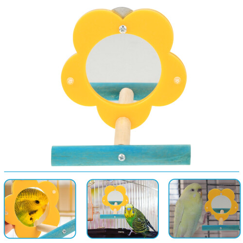 Parrot Spiegel Speelgoed Vogel Educatief Interactief 2