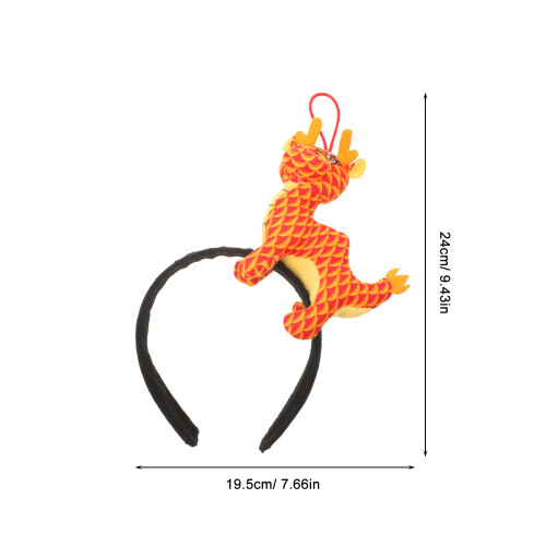 Drachen Haarreif, Gefüllt, Chinesisches Tierkreiszeichen 2
