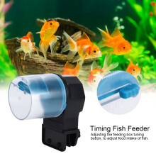 Automatischer Fischfutterautomat 500ml Fassungsvermögen für Aquarium Blau Intelligenter Timer