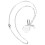 10 Pcs Easter Animal Rabbit Shape Alloy Necklace Decorative 2