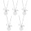 10 Pcs Easter Animal Rabbit Shape Alloy Necklace Decorative 5