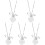 10 Pcs Easter Animal Rabbit Shape Alloy Necklace Decorative 4