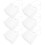 24Stk Handliche -Blumentaschen Aus PVC Mit Griffen 3