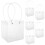 24Stk Handliche -Blumentaschen Aus PVC Mit Griffen 2