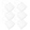24Stk Handliche -Blumentaschen Aus PVC Mit Griffen 10