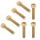 50Pcs M4x20 Copper Cap Hex Socket Screws Fastener Hardware Industrial 9