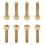 50Pcs M4x20 Copper Cap Hex Socket Screws Fastener Hardware Industrial 12