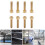 50Pcs M4x20 Copper Cap Hex Socket Screws Fastener Hardware Industrial 11