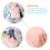 4Stk Große Pink Komfortable Reusable Hot Water Pouch 8