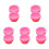 10Stk Silikon Eiscreme Kuchenform Pink DIY Backform Haushalt 4