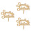 3Stk 16Th Birthday Cake Topper Khaki Kuchen Langlebig 6
