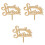 3Stk 16Th Birthday Cake Topper Khaki Kuchen Langlebig 3