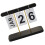 4Stk Holz Kalender Flip Kalender Wiederverwendbar 2