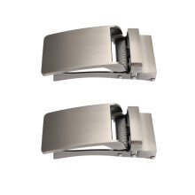 6Stk Herren Gürtel Schnallen Ratchet Langlebiger Legierung Silber