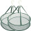 6 Pcs Foldable Hanging Mesh Dryer Sweater Drying Rack Flat Clothes Net 2