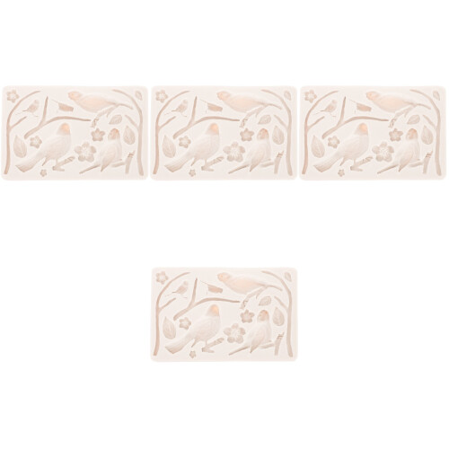 4Stk Flexible Silikonform Fondant Cookie Backform Zuhause 2