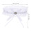 4Stk Strumpfband Elastisch Weiß Spitze Damen Leg Gürtel Elegant 10