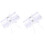 4Stk Strumpfband Elastisch Weiß Spitze Damen Leg Gürtel Elegant 4