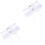 4Stk Strumpfband Elastisch Weiß Spitze Damen Leg Gürtel Elegant 5