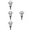 4St Zwarte Begraafplaats Tuinsteker Outdoor Decor 3