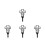 4St Zwarte Begraafplaats Tuinsteker Outdoor Decor 4
