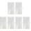 6Pcs Durable Plastic Tickets Collector Album Multi-Use Storage Holder 4
