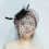 Eleganter Schwarzer Fascinator Kopfschmuck Mit Perlen 6