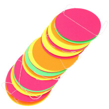 8Sets Mehrfarbige Neon Fringe Vorhänge Leuchtende Partydeko