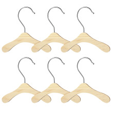 40Stk Beige Tierkleiderbügel Holz Für Haustierkleidung