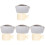 4Sets Praktische Handwärmer Hellgrau Reusable Mit Gürtel 2