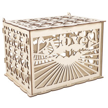 2Stk Khaki Holz Karte Box Hochzeit &