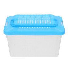 2St Transparante Plastic Reptielenbak En Opslag, Multi