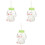 3Sets -Wasserbecher Mit Dicht Und Tragbar Transparent 5