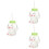3Sets -Wasserbecher Mit Dicht Und Tragbar Transparent 8