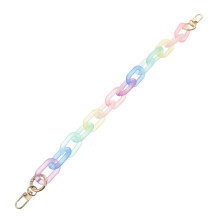 5Stk Leichte Acryl Bag Chain DIY Schulterriemen Ersatzkette Bunt