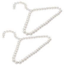 4Stk Mini Perlen Kleiderbügel Beige Für Haustier- Und Hundekleidung