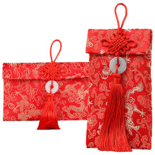 6Stk Chinesische -Rotumschläge, Festliche New Year Geldtaschen