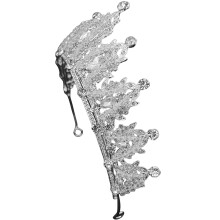 2Stk Hochzeitstiaras Silber Für Und Haarschmuck